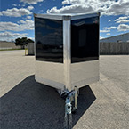 Black Cargo Trailer Front